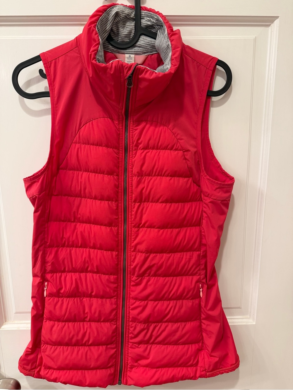 Lululemon quilted goose down puffer vest in hot pink
